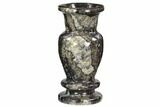 Limestone Vase With Orthoceras Fossils #104642-1